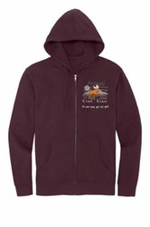 Zip up hoodie